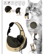 Bolsa de Transporte Pet Média Up4you Ajustável para Passeio Cachorro Gato