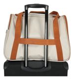 Bolsa Transporte Pet Viagem Luxo Carro Avião Cachorro Gato Cor Bege