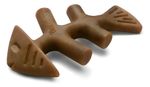 Brinquedo Cães Roer Morder Benebone Fishbone Extra Grande Cor Marrom