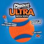 Brinquedo Chuckit Para Cães Bola Ultra Ball Extra Grande Cor Laranja