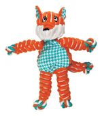 Brinquedo De Pelúcia Kong Floppy Knots Fox De Pelúcia Pequeno/médio, Cor: Design De Raposa Laranja
