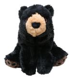 Brinquedo Macio Kong Comfort Kiddos Bear Com Guincho Removível, Cor Preta