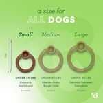 Brinquedo Mordedor Osso Benebone Ring Bacon Para Cachorro P Cor Marrom