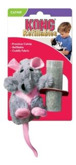 Brinquedo Para Gatos Ratinho Kong Refillabes Mouse Catnip