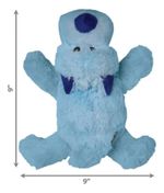 Brinquedo Pelúcia Cachorros Kong Cozie Ultra Tex - Azul-celeste - Cachorro Baily Dog Cozie ZY21