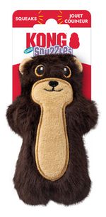 Brinquedo Pelúcia Interativo Cães Kong Snuzzles Lontra Xs Cor Marrom