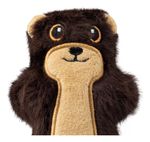 Brinquedo Pelúcia Interativo Cães Kong Snuzzles Lontra Xs Cor Marrom