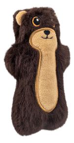 Brinquedo Pelúcia Interativo Cães Kong Snuzzles Lontra Xs Cor Marrom