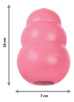 Brinquedo Rechear Cães Filhote Kong Puppy Grande Rosa