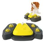 Briquedo Interativo Com Água Para Cachorros Fonte Bebedouro - Amarelo