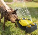Briquedo Interativo Com Água Para Cachorros Fonte Bebedouro - Amarelo