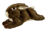 Coelho De Pelúcia Kong Wild Low Stuff Para Cachorro Medio Cor Marrom E Beje