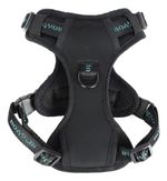 Colete Pet Médio Em Poliéster Ajustável Bubble Up4you Verde - Preto - BUBLE - L