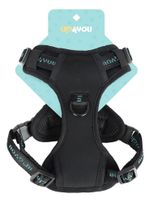 Colete Pet Médio Em Poliéster Ajustável Bubble Up4you Verde - Preto - BUBLE - L