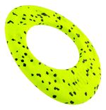 Frisbee Kong Reflex Flyer Resistente Aquático Para Cães Cor Amarelo