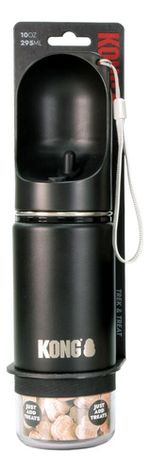 GARRAFA TERMICA M&S KONG H2O TREK & TREAT 295ML CAO E GATO