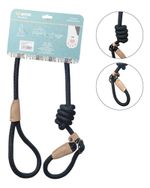 Guia Longa Coleira De Mão Para Pet Cães Reforçado Up4you Cor Preto