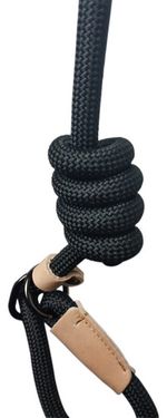 Guia Longa Coleira De Mão Para Pet Cães Reforçado Up4you Cor Preto
