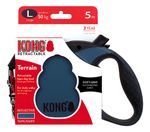 Guia Retrátil 5 Metros Cachorro Até 50kg Kong Terrain Grande Azul