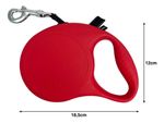 Guia Retrátil 5m Kong Trail Vermelho Grande - Cães Ate 50kg