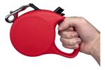 Guia Retrátil 5m Kong Trail Vermelho Grande - Cães Ate 50kg