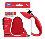 Guia Retrátil Kong Trail M Para Cães Até 30kg Cor Vermelho