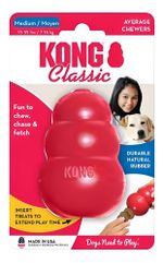 Kong Classic Medium Brinquedo Para Cães Cor Vermelho