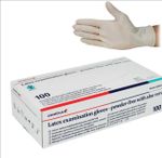 LUVAS LATEX C/ ALOE VERA SEM PO, P, BRANCA 1 X 100 COVETRUS