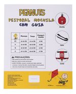 Mochila Peitoral Pet Com Guia Em Poliéster Snoopy - Coleira - Vermelho - Snoopy - G