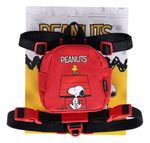 Mochila Peitoral Pet Com Guia Em Poliéster Snoopy - Coleira - Vermelho - Snoopy - G