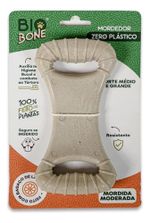 Mordedor Grande para Cães Biobone Zero Plástico - Mordida Moderada - Laranja