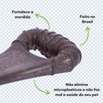 Mordedor Grande para Cães Biobone Zero Plástico - Mordida Moderada - Madeira