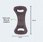 Mordedor Grande para Cães Biobone Zero Plástico - Mordida Moderada - Madeira