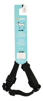 Peitoral Coleira Para Pet Reforçado Vivid Style Up4you Cor Preto Liso Tamanho Da Coleira P