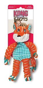 Pelucia Kong Floppy Knots Raposa Grande P/cães Cor Laranja