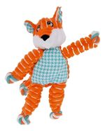 Pelucia Kong Floppy Knots Raposa Grande P/cães Cor Laranja