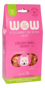 Petisco Natural Para Cachorros Frango Crocante 50g