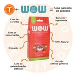 Petisco Natural Wow Pet Food Frango Crocante Gatos 50g
