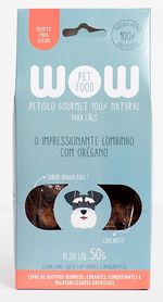Petisco Natural Wow Pet Food Lombinho Com Oregano Cães 50g