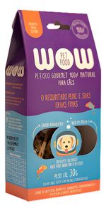 Petisco Natural Wow Pet Food Peixe E Ervas Finas Cães 30g