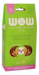 Petisco Para Cães Wow Gourmet Natural Frango E Alecrim 50g