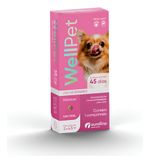 WELLPET .45MG 2 a 4,5kg Ectoparasiticida Fluralaner para cães