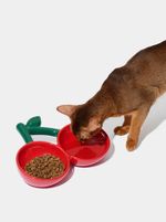 VETRESKA Cherry Ceramic Pet Bowl - Comedouro Cachorro 