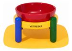 VETRESKA Chroma Ceramic Pet Bowl and Mat Set - P (Pote cão) 