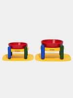 VETRESKA Chroma Ceramic Pet Bowl and Mat Set - P (Pote cão) 