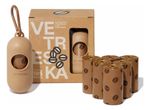 VETRESKA Dispenser de cata-caca com 7 refis de saquinhos aromatizados