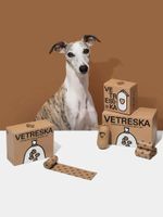 VETRESKA Dispenser de cata-caca com 7 refis de saquinhos aromatizados