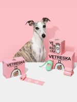 VETRESKA Flora Pet Poop 7 Bags & Dispenser Set Kit Cata Caca