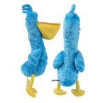 PETTA PELUCIA INTERATIVA P/ CÃES QMONSTER PELICANO DADA AZUL
