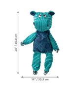 KONG BRINQUEDO PELUCIA CÃES FLOPPY KNOTS HIPPO JUMBO XL
